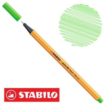 Stabilo Point 88 İnce Uçlu ve Pen 68 Kalın Uçlu Keçeli Kalem Seti 5+5 Renk Neon
