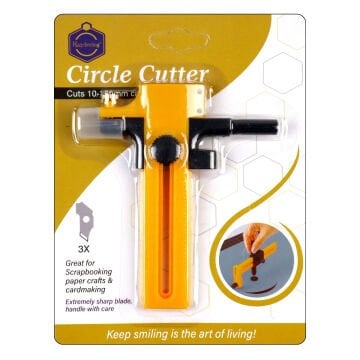 Keep Smiling Daire Kesici 15cm 3 Bıçaklı