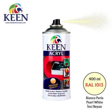 Keen Akrilik Sprey Boya 400ml RAL1013 Pearl White
