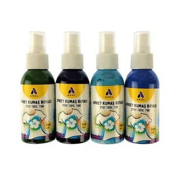 Adel Sprey Kumaş Boya 4x100ml Klasik Renkler 2