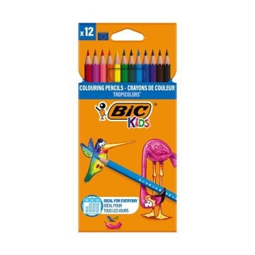 Bic Tropicolors Kuru Boya Kalemi 12 Renk Set