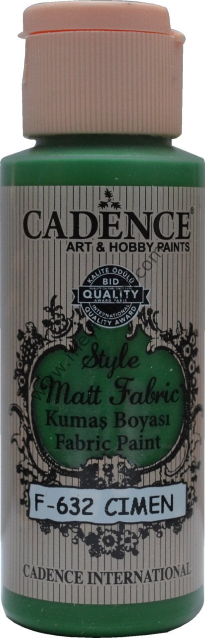 Cadence Style Matt Fabric Kumaş Boyası 59ml 632 Çimen