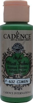 Cadence Style Matt Fabric Kumaş Boyası 59ml 632 Çimen