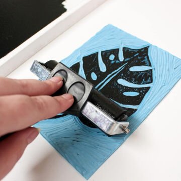 Lutart Metal Saplı Kauçuk Merdane 15cm