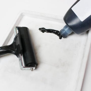 Lutart Metal Saplı Kauçuk Merdane 15cm