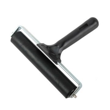 Lutart Metal Saplı Kauçuk Merdane 15cm