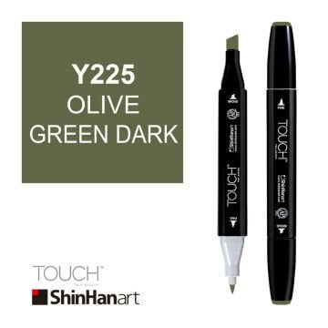 ShinHan Art Touch Twin Marker Y225 Olive Green Dark