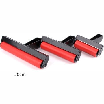 Lutart Metal Saplı Kauçuk Merdane 15cm