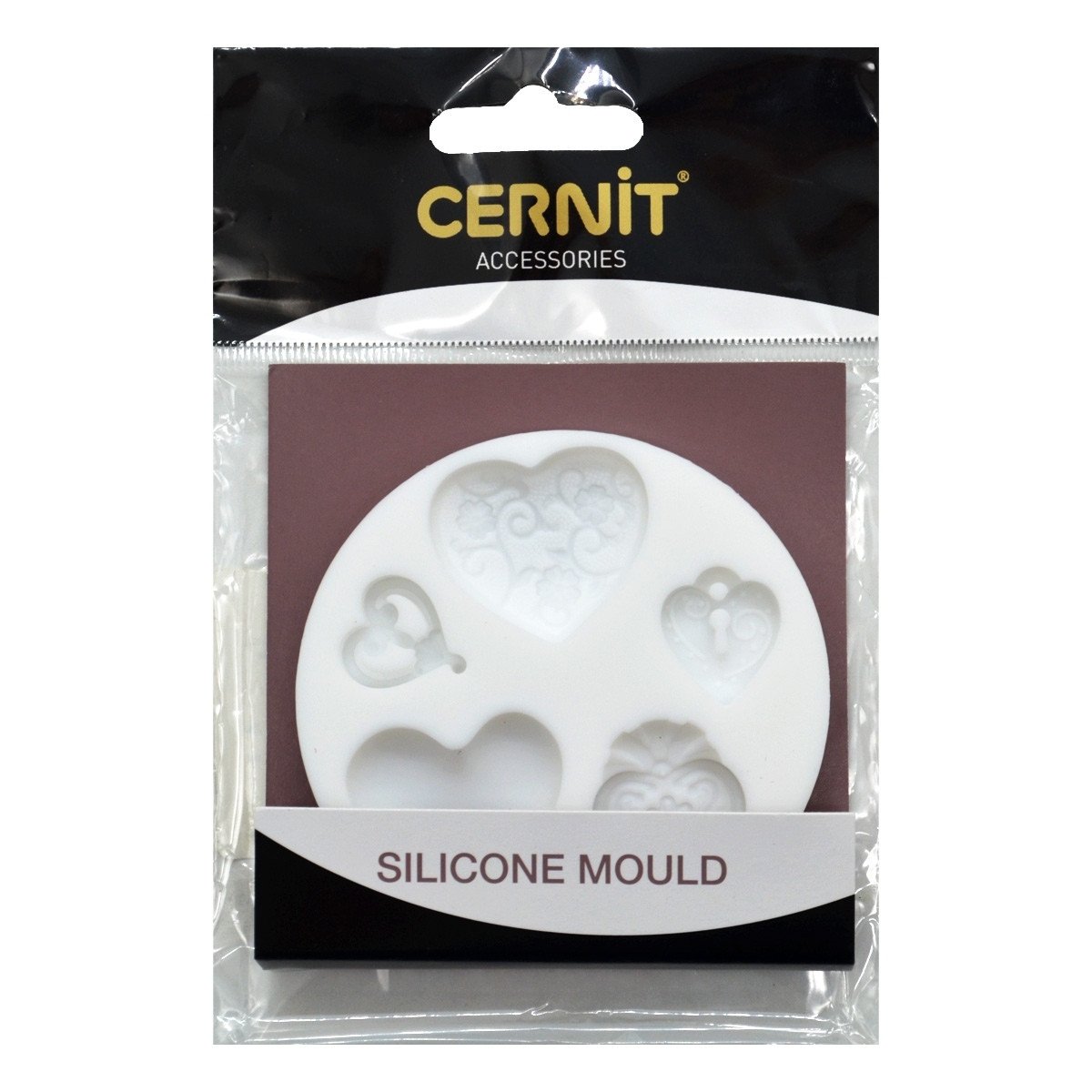 Cernit Silikon Polimer Kil Kalıplar Hearts