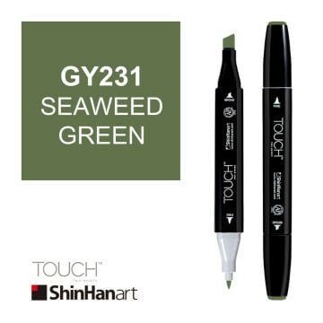 ShinHan Art Touch Twin Marker GY231 Seaweed Green