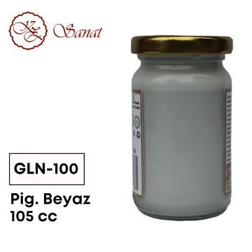 Koza Sanat Geleneksel Ebru Boyası 105cc GLN-100 Pigment Beyaz