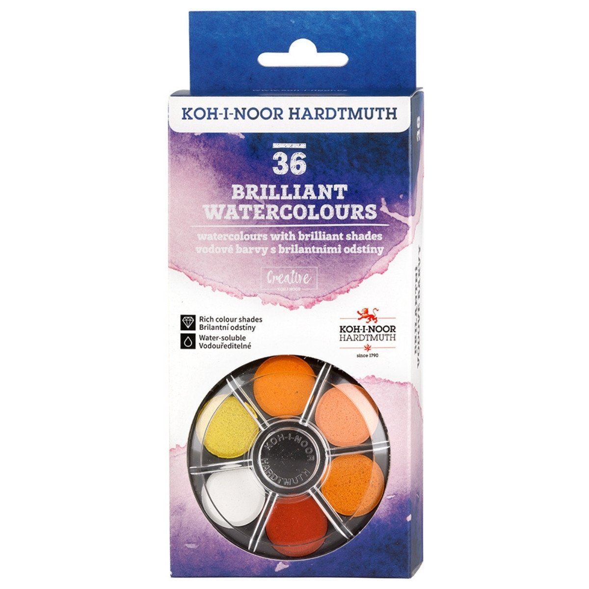 Koh-i Noor Brilliant Profesyonel Sulu Boya Seti 36lı