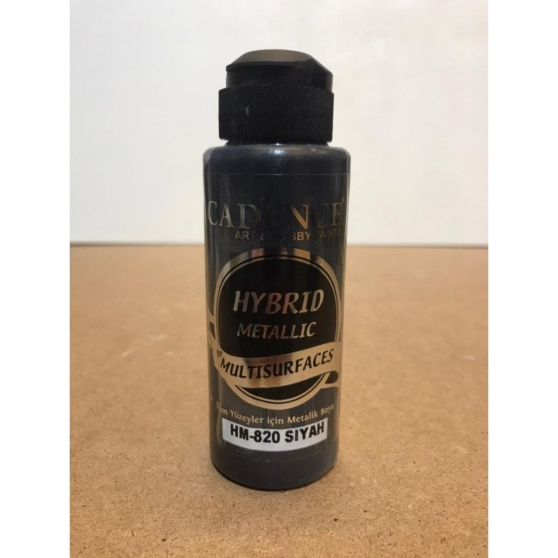 Cadence Multisurface Hybrid Hibrit Boya 820-Metalik Siyah 120ml