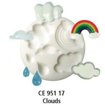 Cernit Silikon Polimer Kil Kalıplar Clouds