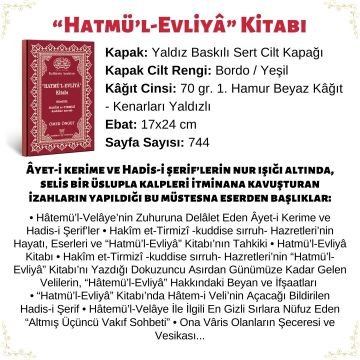 Hatmü'l-Evliyâ Kitabı