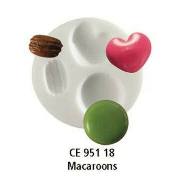 Cernit Silikon Polimer Kil Kalıplar Macaroons