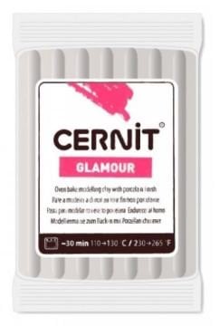 Cernit Glamour Metalik Polimer Kill 56gr 080 Silver