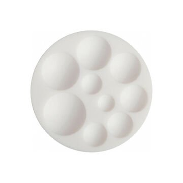 Cernit Silikon Polimer Kil Kalıplar Round Cabochons