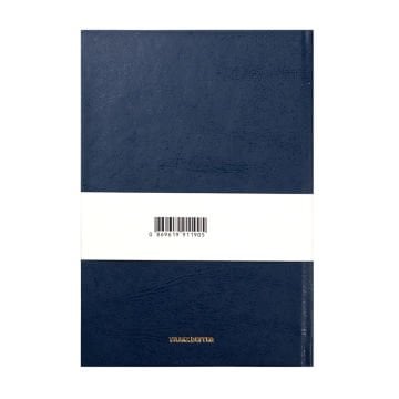 Yıldız Deri Kapak 14x20cm 80yp Defter Lacivert