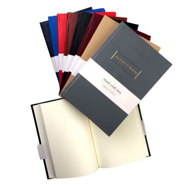 Yıldız Deri Kapak 14x20cm 80yp Defter Lacivert