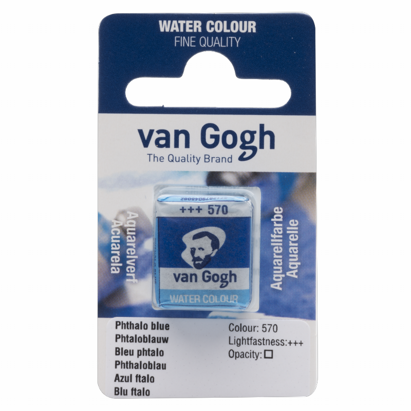 Van Gogh Suluboya Tablet 570 Phthalo Blue