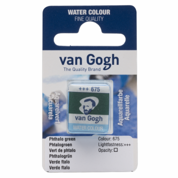 Van Gogh Suluboya Tablet 675 Phthalo Green