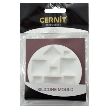 Cernit Silikon Polimer Kil Kalıplar Square Carbochons