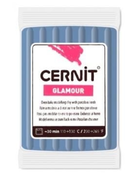 Cernit Glamour Metalik Polimer Kill 56gr 246 Navy Blue