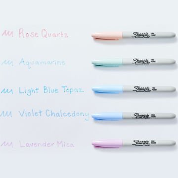 Sharpie Permanent Markör Fine 5li Set Mystic Gems