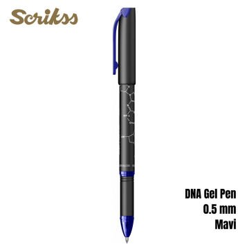Scrikss Tükenmez Kalem DNA Jel 0.5mm Mavi