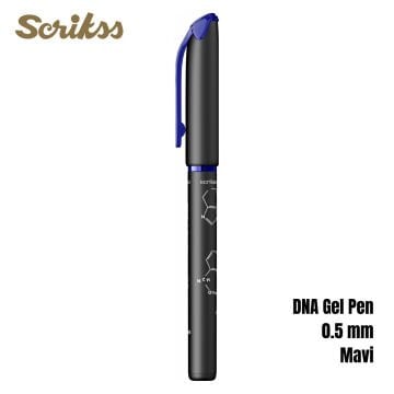 Scrikss Tükenmez Kalem DNA Jel 0.5mm Mavi
