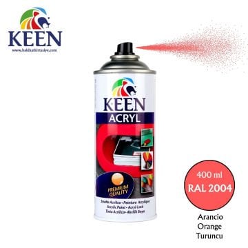 Keen Akrilik Sprey Boya 400ml RAL2004 Orange