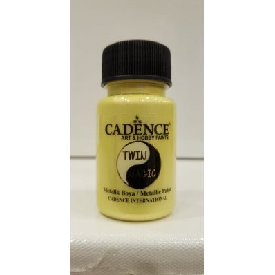 Cadence Twin Magic Metalik Boya Tm-03 50ml Sarı Kırmızı