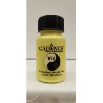 Cadence Twin Magic Metalik Boya Tm-03 50ml Sarı Kırmızı