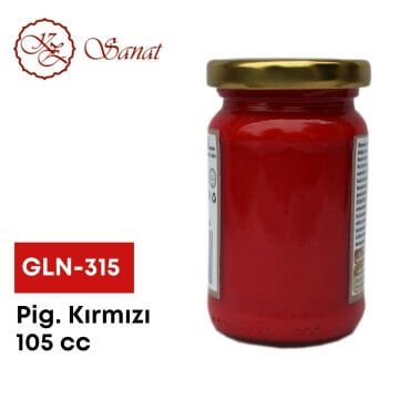 Koza Sanat Geleneksel Ebru Boyası 105cc GLN-315 Pigment Kırmızı