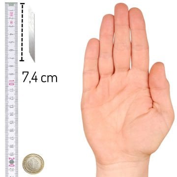 OLFA DKB-5 Dar ''30 Derece Açılı'' Seri/SAC-1 Maket Bıçağı Yedeği 5li 