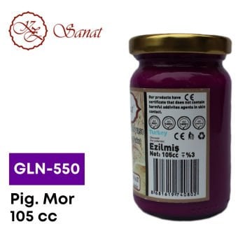 Koza Sanat Geleneksel Ebru Boyası 105cc GLN-550 Pigment Mor