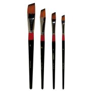 Art Design Yağlı Boya Fırçası Kısa Sap Yan Kesik Seri 986a No 6