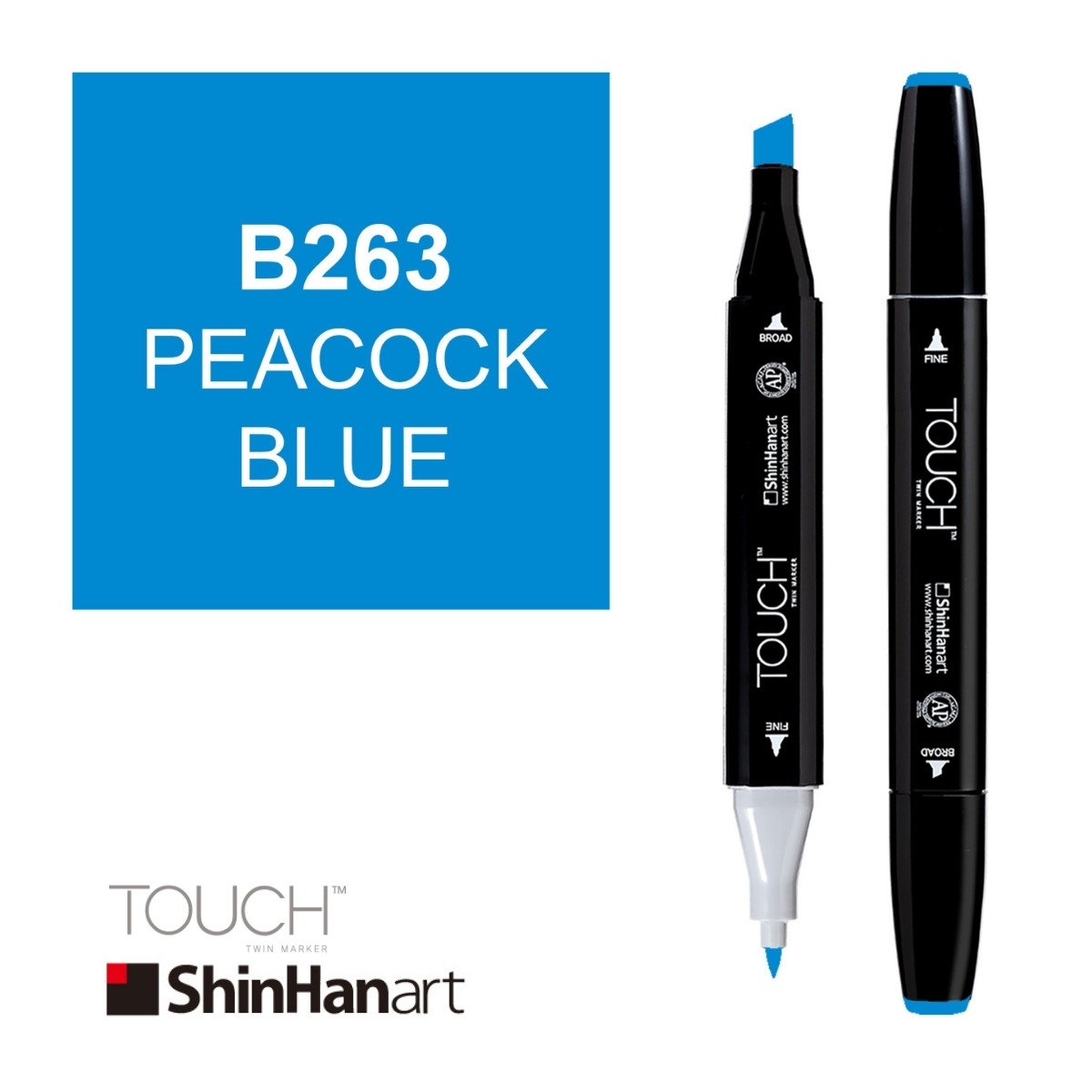 ShinHan Art Touch Twin Marker B263 Peacock Blue
