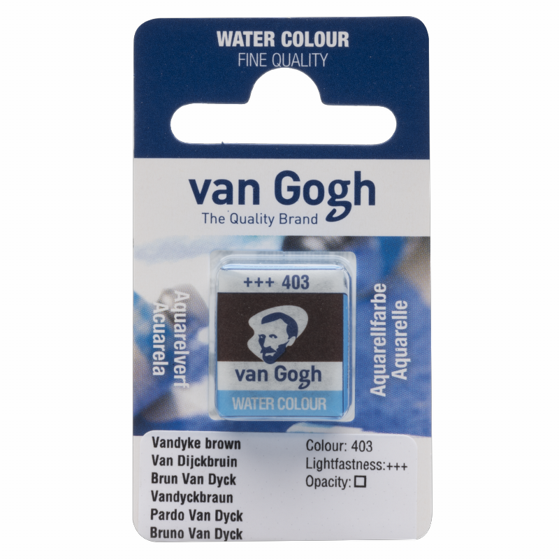 Van Gogh Suluboya Tablet 403 Vandyke Brown