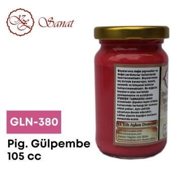 Koza Sanat Geleneksel Ebru Boyası 105cc GLN-380 Pigment Gülpembe