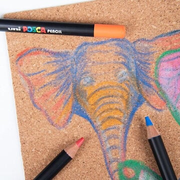 Uni Posca Yağlı Kuru Boya Kalemi 54 Light Orange