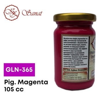 Koza Sanat Geleneksel Ebru Boyası 105cc GLN-365 Pigment Magenta