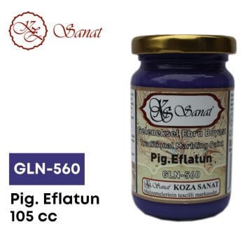 Koza Sanat Geleneksel Ebru Boyası 105cc GLN-560 Pigment Eflatun