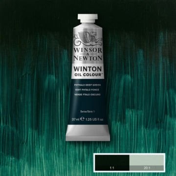 Winsor Newton Winton Yağlı Boya 37ml 048 Phthalo Deep Green