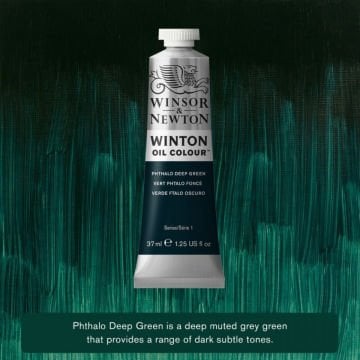 Winsor Newton Winton Yağlı Boya 37ml 048 Phthalo Deep Green
