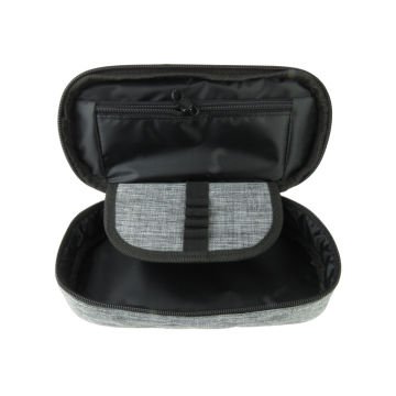 BBack Tek Bölmeli Fonksiyonel Kalem Çantası 22x10,5x6cm - Gri