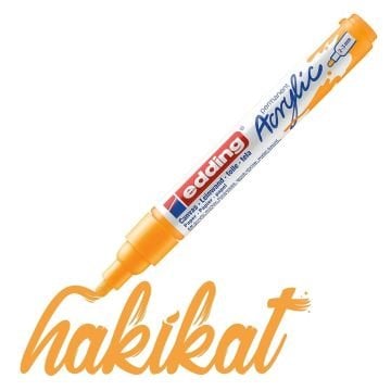 Edding 5100 Akrilik Markör 2-3mm Yuvarlak Uç Güneş Sarısı