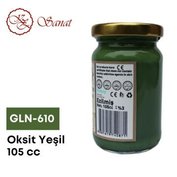Koza Sanat Geleneksel Ebru Boyası 105cc GLN-610 Oksit Yeşil