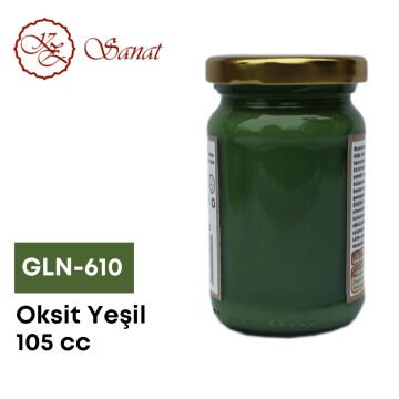Koza Sanat Geleneksel Ebru Boyası 105cc GLN-610 Oksit Yeşil